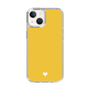 Slim Protection Case［ Original - Favorite Color Heart - Yellow ］