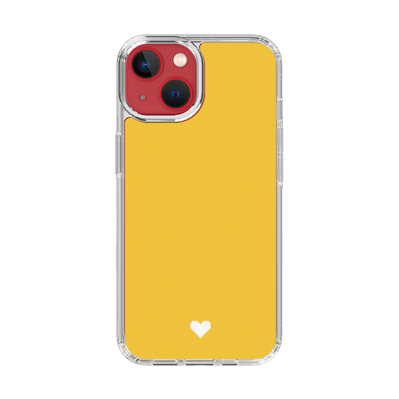 Slim Protection Case［ Original - Favorite Color Heart - Yellow ］
