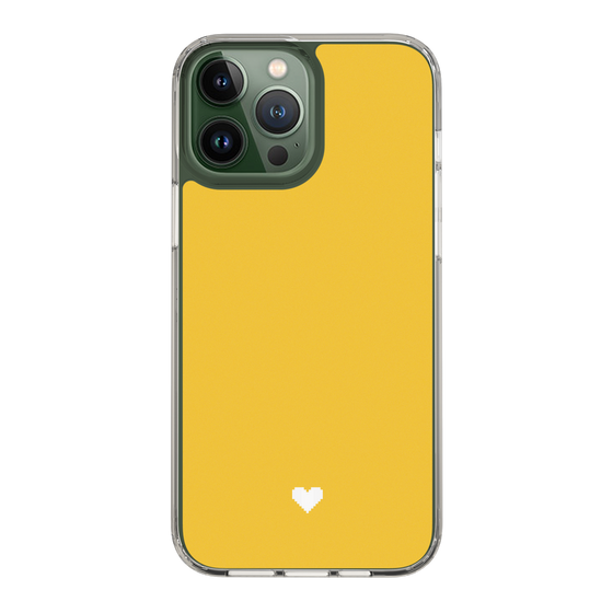 Slim Protection Case［ Original - Favorite Color Heart - Yellow ］