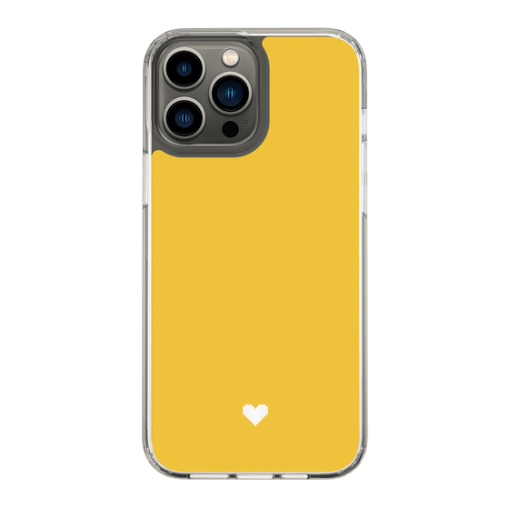 Slim Protection Case［ Original - Favorite Color Heart - Yellow ］