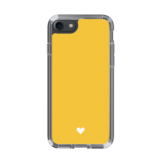 Slim Protection Case［ Original - Favorite Color Heart - Yellow ］