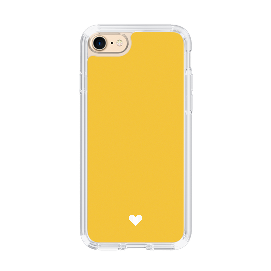 Slim Protection Case［ Original - Favorite Color Heart - Yellow ］