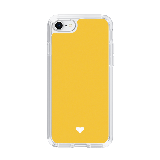 Slim Protection Case［ Original - Favorite Color Heart - Yellow ］