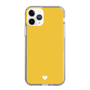Slim Protection Case［ Original - Favorite Color Heart - Yellow ］