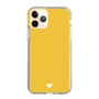 Slim Protection Case［ Original - Favorite Color Heart - Yellow ］