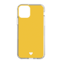 Slim Protection Case［ Original - Favorite Color Heart - Yellow ］