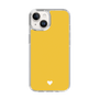 Slim Protection Case［ Original - Favorite Color Heart - Yellow ］