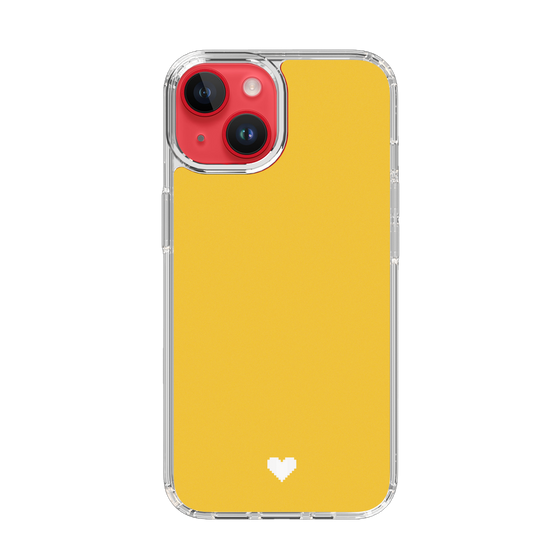 Slim Protection Case［ Original - Favorite Color Heart - Yellow ］