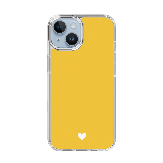 Slim Protection Case［ Original - Favorite Color Heart - Yellow ］