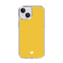 Slim Protection Case［ Original - Favorite Color Heart - Yellow ］