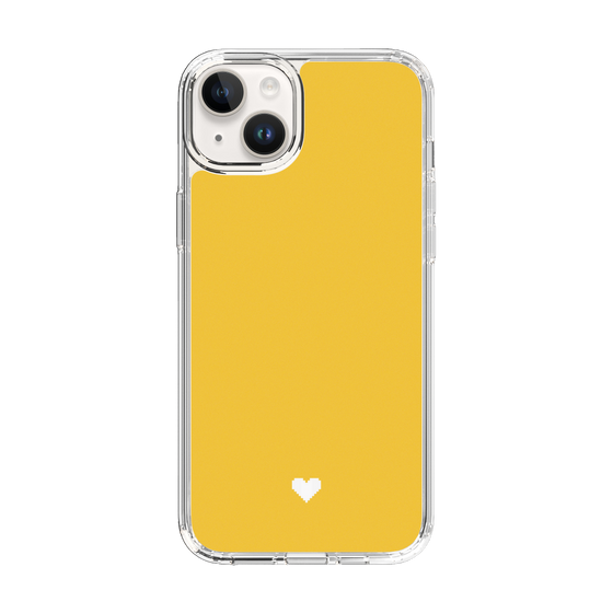Slim Protection Case［ Original - Favorite Color Heart - Yellow ］