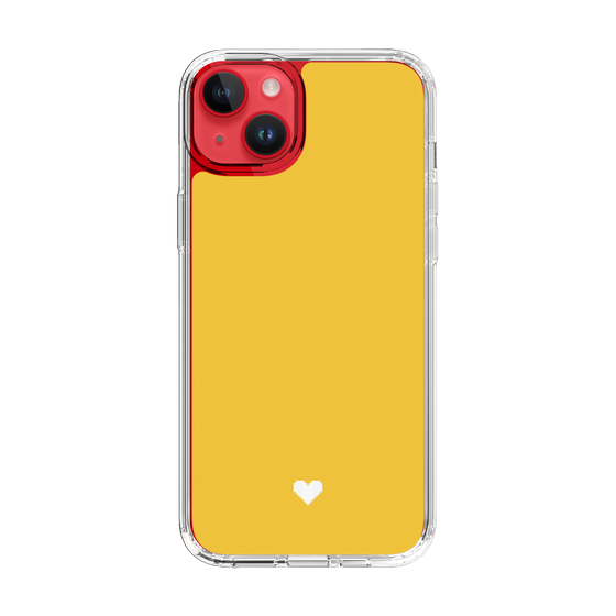 Slim Protection Case［ Original - Favorite Color Heart - Yellow ］
