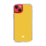 Slim Protection Case［ Original - Favorite Color Heart - Yellow ］