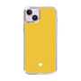 Slim Protection Case［ Original - Favorite Color Heart - Yellow ］