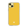 Slim Protection Case［ Original - Favorite Color Heart - Yellow ］