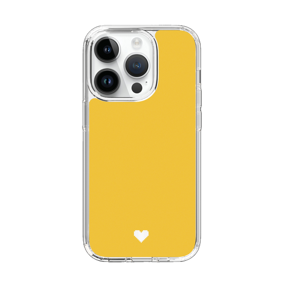 Slim Protection Case［ Original - Favorite Color Heart - Yellow ］