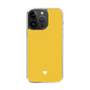Slim Protection Case［ Original - Favorite Color Heart - Yellow ］