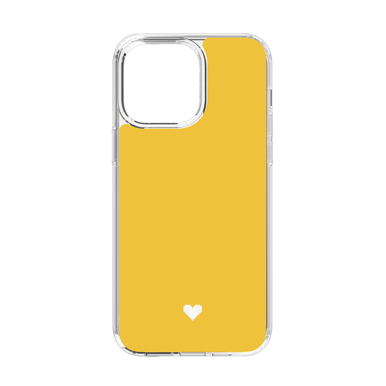 Slim Protection Case［ Original - Favorite Color Heart - Yellow ］
