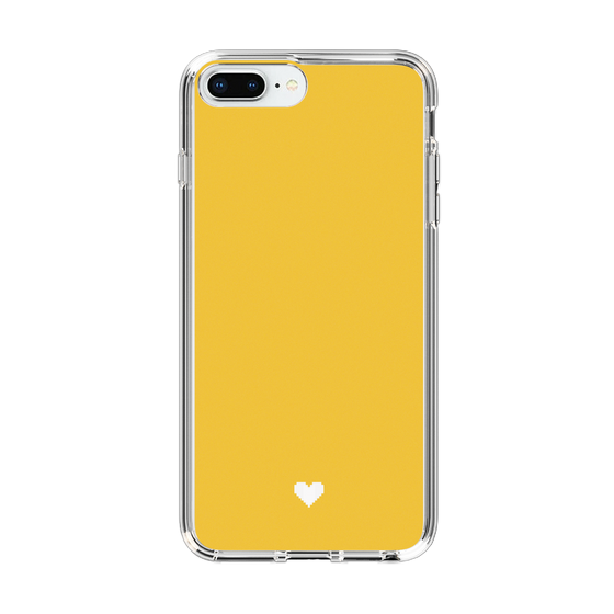 Slim Protection Case［ Original - Favorite Color Heart - Yellow ］
