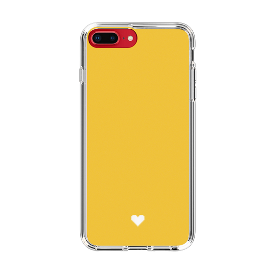 Slim Protection Case［ Original - Favorite Color Heart - Yellow ］
