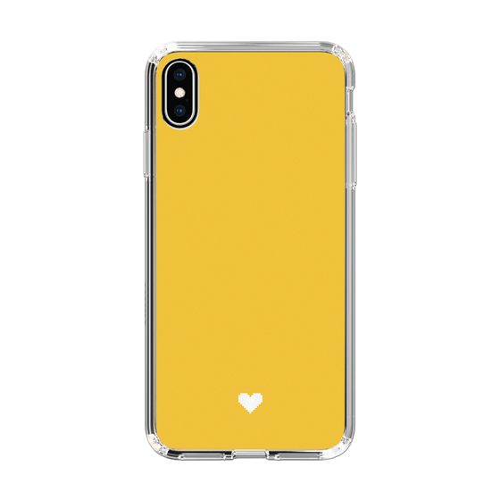 Slim Protection Case［ Original - Favorite Color Heart - Yellow ］