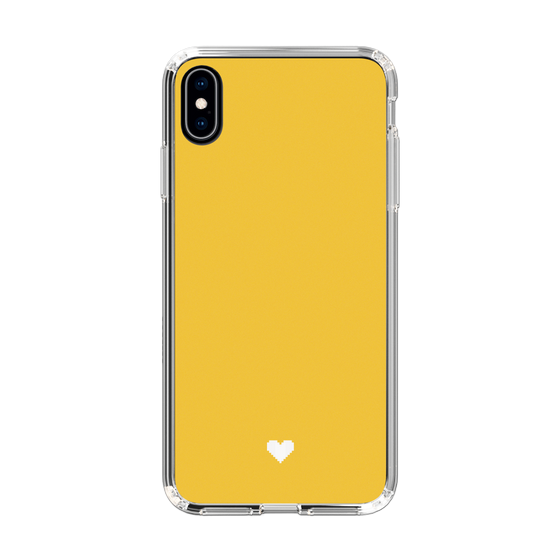 Slim Protection Case［ Original - Favorite Color Heart - Yellow ］