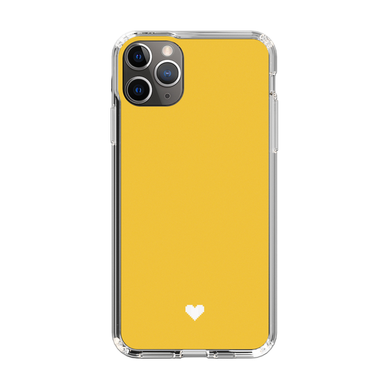 Slim Protection Case［ Original - Favorite Color Heart - Yellow ］