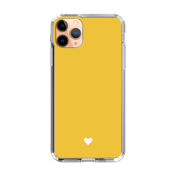 Slim Protection Case［ Original - Favorite Color Heart - Yellow ］