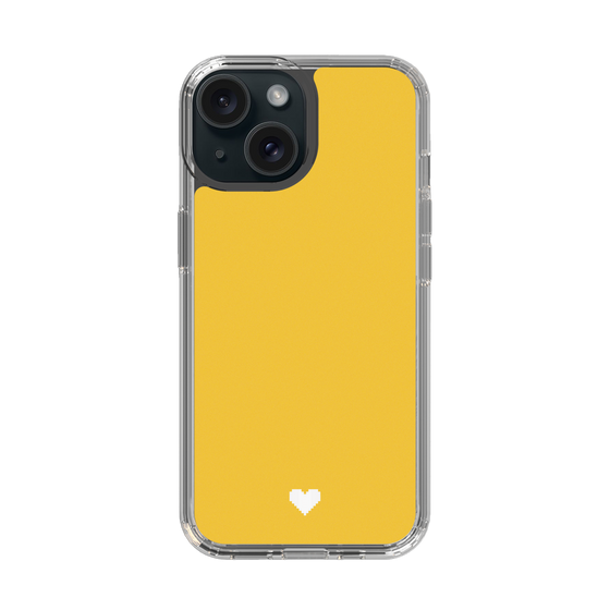Slim Protection Case［ Original - Favorite Color Heart - Yellow ］