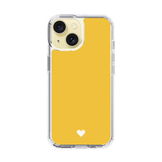 Slim Protection Case［ Original - Favorite Color Heart - Yellow ］