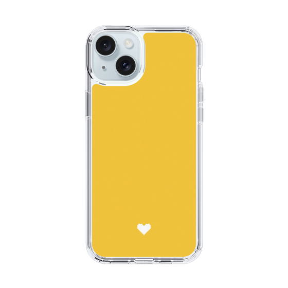 Slim Protection Case［ Original - Favorite Color Heart - Yellow ］