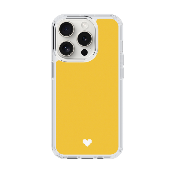 Slim Protection Case［ Original - Favorite Color Heart - Yellow ］