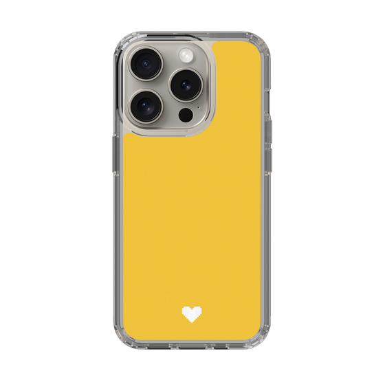 Slim Protection Case［ Original - Favorite Color Heart - Yellow ］