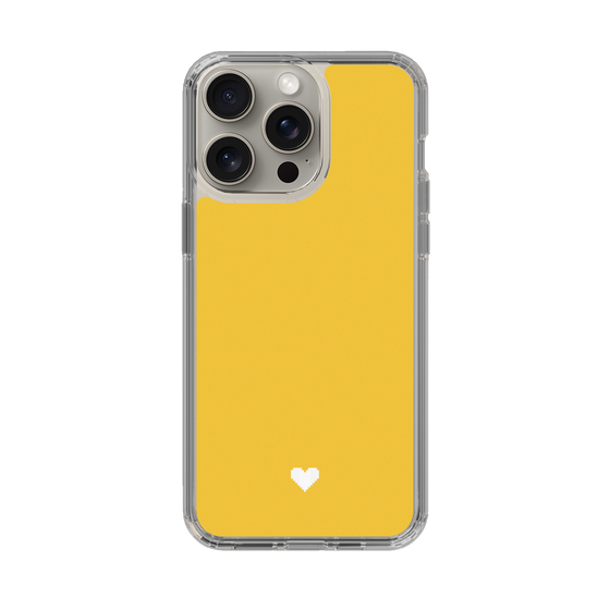 Slim Protection Case［ Original - Favorite Color Heart - Yellow ］