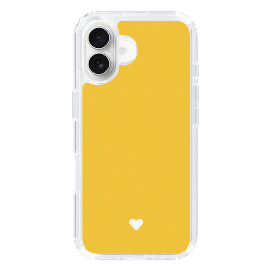 Slim Protection Case［ Original - Favorite Color Heart - Yellow ］