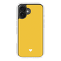 Slim Protection Case［ Original - Favorite Color Heart - Yellow ］