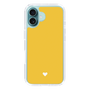 Slim Protection Case［ Original - Favorite Color Heart - Yellow ］
