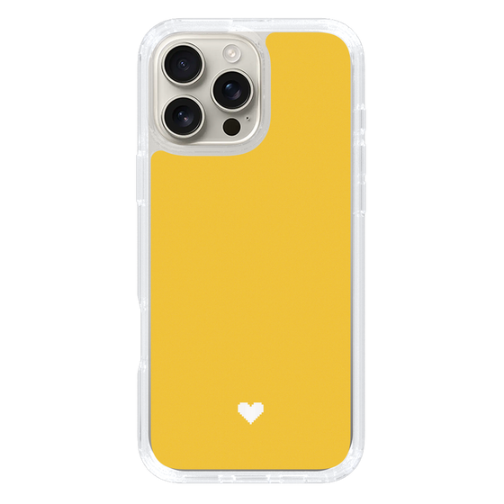 Slim Protection Case［ Original - Favorite Color Heart - Yellow ］