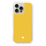 Slim Protection Case［ Original - Favorite Color Heart - Yellow ］