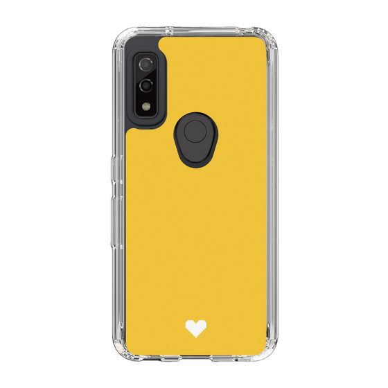 Slim Protection Case［ Original - Favorite Color Heart - Yellow ］