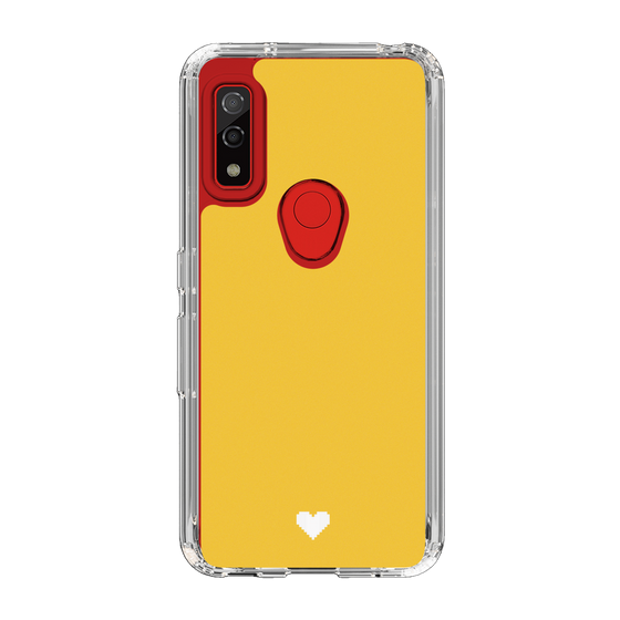 Slim Protection Case［ Original - Favorite Color Heart - Yellow ］