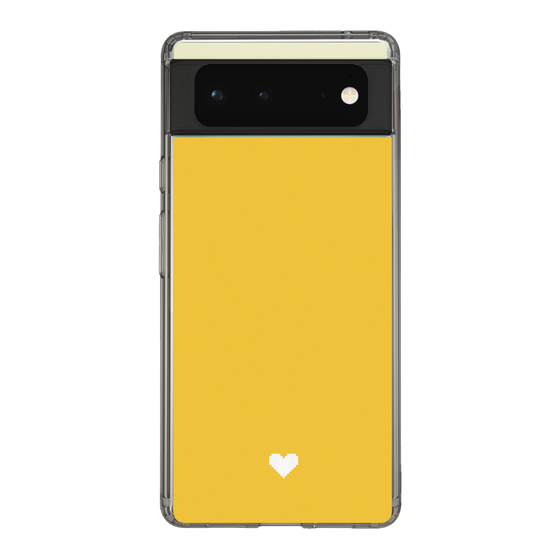 Slim Protection Case［ Original - Favorite Color Heart - Yellow ］
