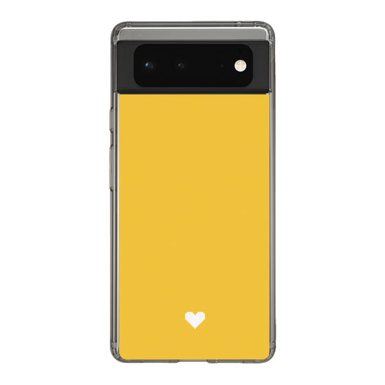 Slim Protection Case［ Original - Favorite Color Heart - Yellow ］