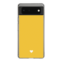 Slim Protection Case［ Original - Favorite Color Heart - Yellow ］