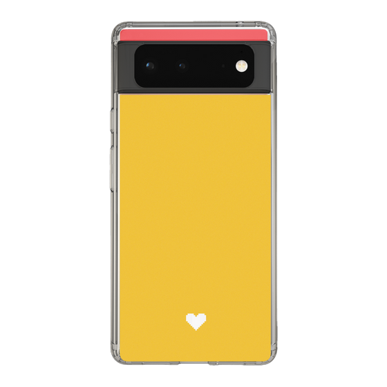 Slim Protection Case［ Original - Favorite Color Heart - Yellow ］
