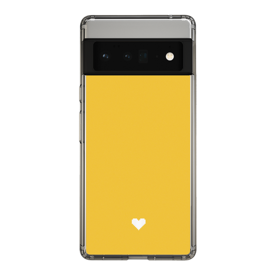 Slim Protection Case［ Original - Favorite Color Heart - Yellow ］