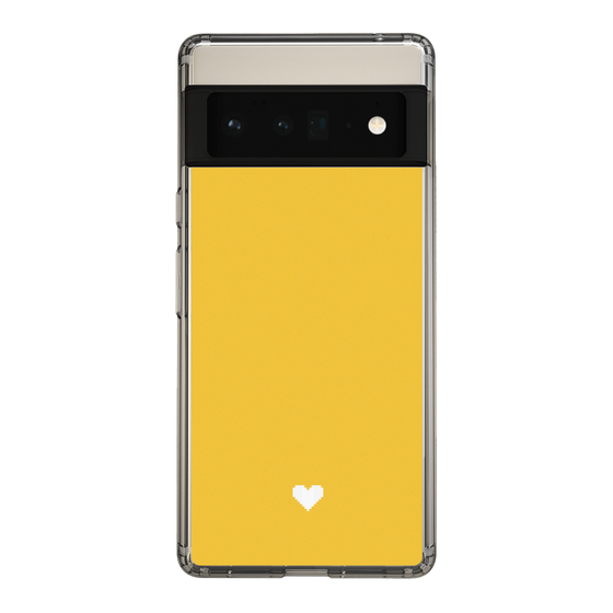 Slim Protection Case［ Original - Favorite Color Heart - Yellow ］