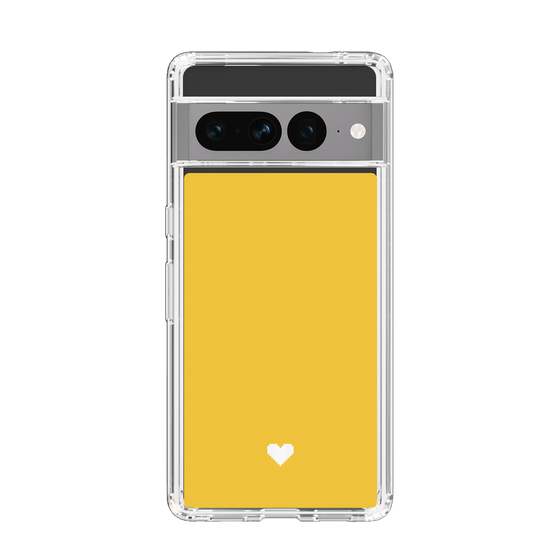 Slim Protection Case［ Original - Favorite Color Heart - Yellow ］