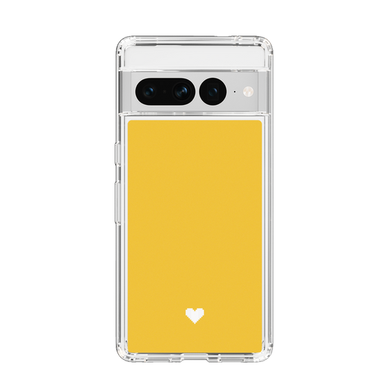 Slim Protection Case［ Original - Favorite Color Heart - Yellow ］