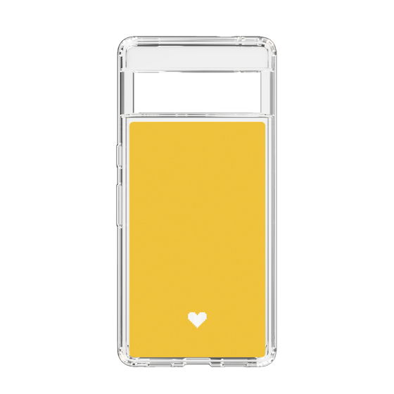 Slim Protection Case［ Original - Favorite Color Heart - Yellow ］